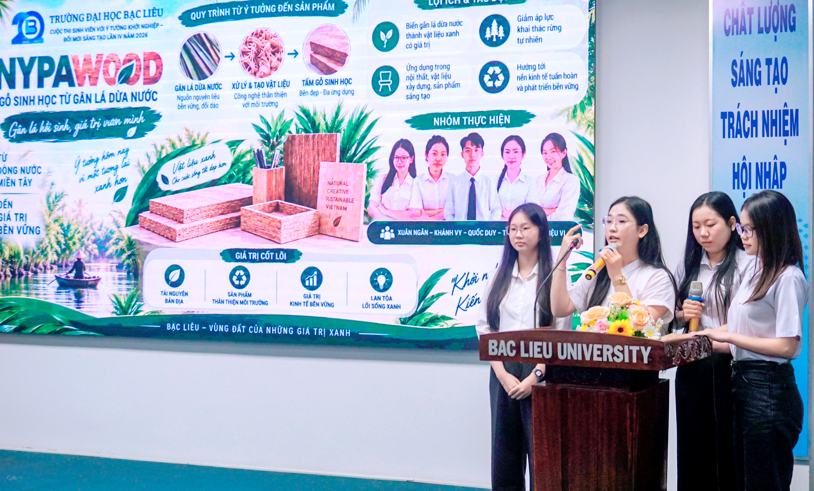 Trường Đại học Bạc Liêu tổ chức Vòng Chung kết Cuộc thi "Sinh viên với ý tưởng khởi nghiệp, đổi mới sáng tạo" lần IV, năm 2026